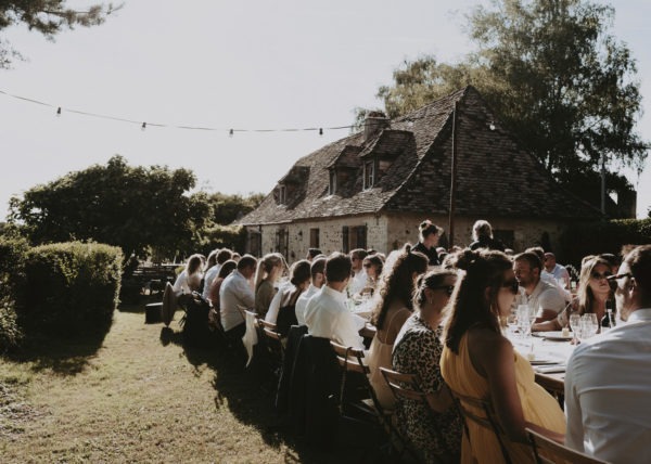 repas exterieur mariage